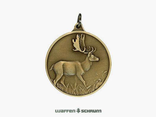 Steinhauer&Lück Jagdmedaille Damhirsch 40 mm bronze