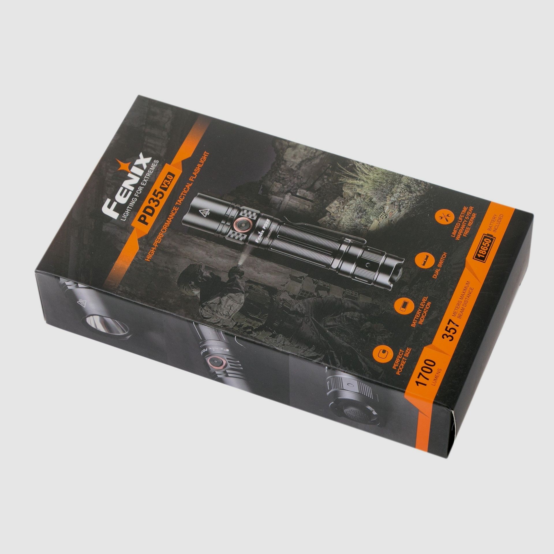 Fenix PD35 V3.0 Tactische Zaklamp, afbeelding 7 van 10