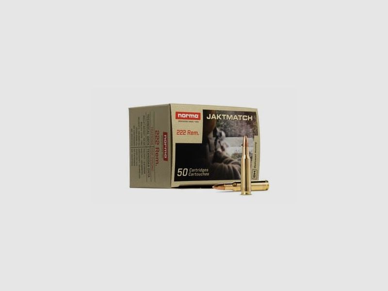 .222 Rem. Norma Jaktmatch 3.6g / 55grs.