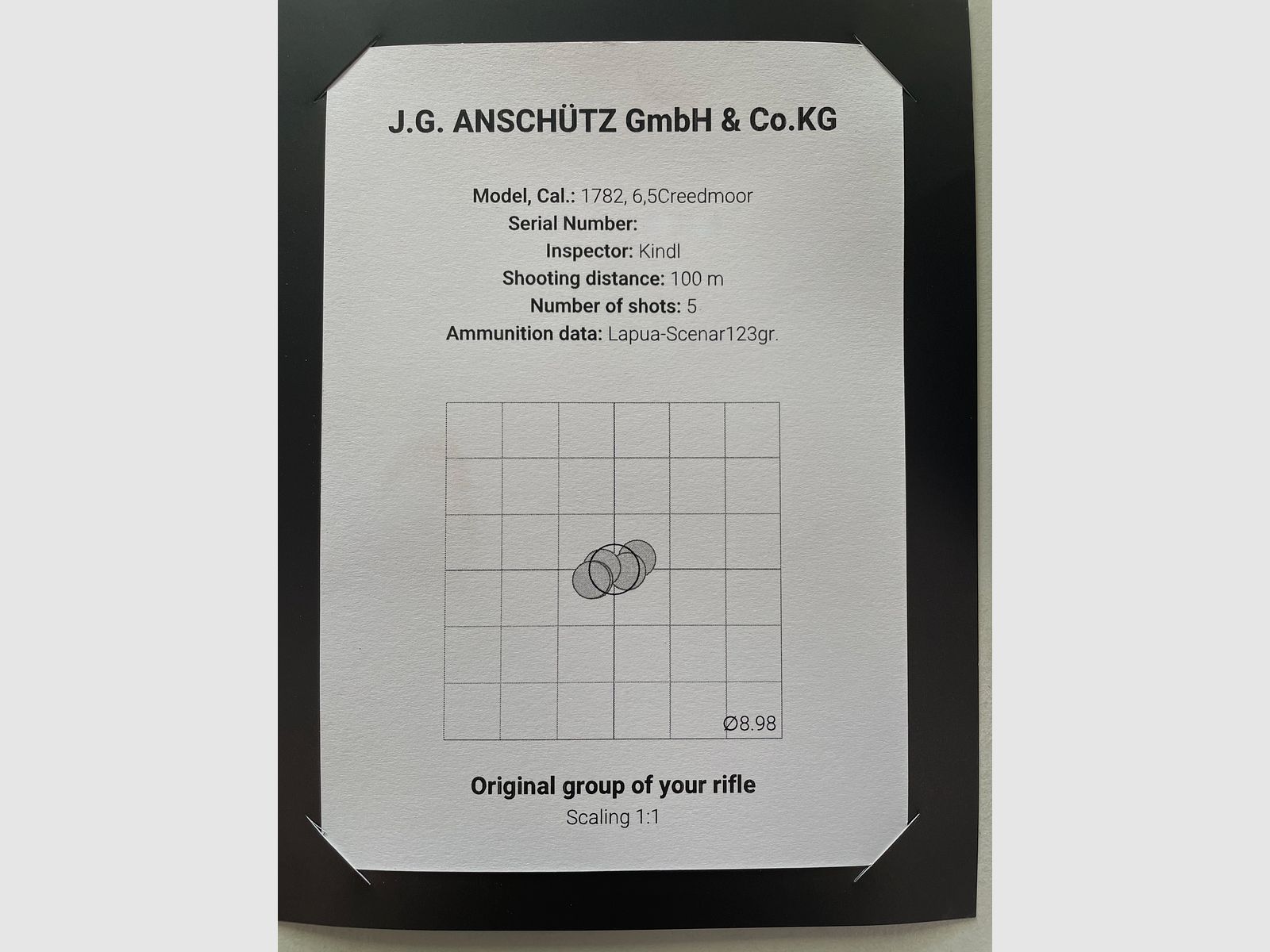 J.G. Anschütz 1782 D APR Grey 6,5 Creedmoor Gold "TIN" im ACC Premier Chassis von MDT M18x1 660 LL