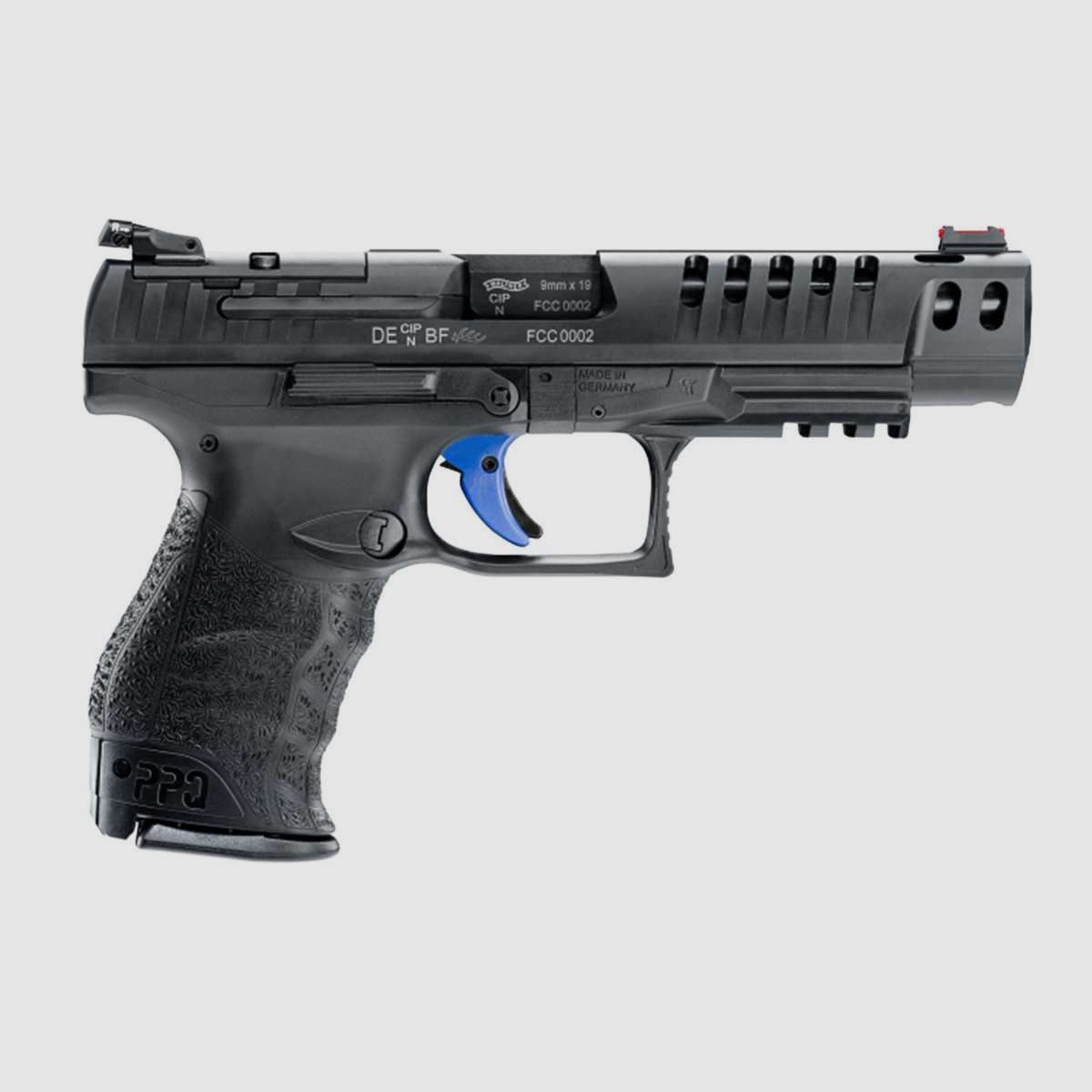 PISTOLET PIST Q5 MATCH CHAMPION WALTHER 5'' CAL 9X19, 17 COUPS - BLACK, image 3 sur 5