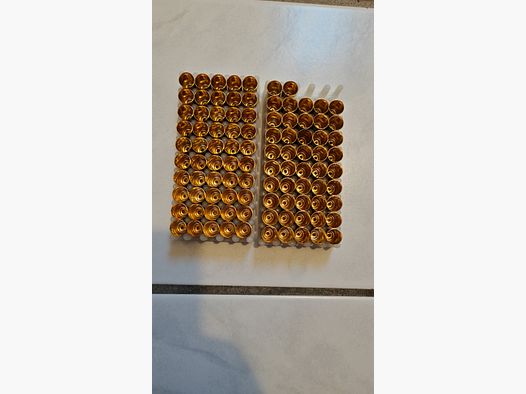 98x PPU Partizan .380 ACP / 9mm Kurz Hülsen (mit Primer / Boxer ) und geweitet | NEU