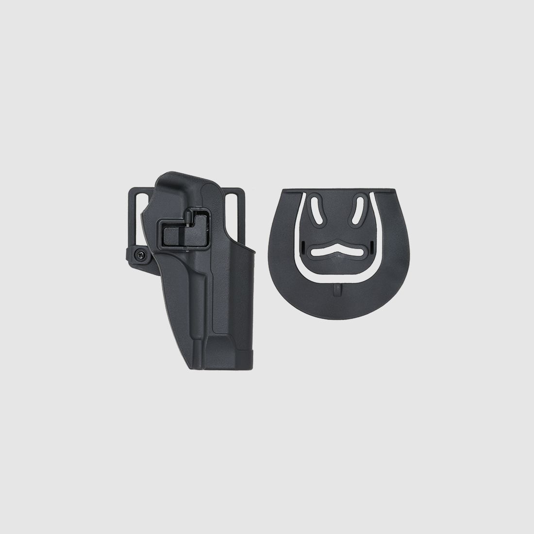 Quick-Draw Pistol Holster with Locking Mechanism for M9 - Black [CS]