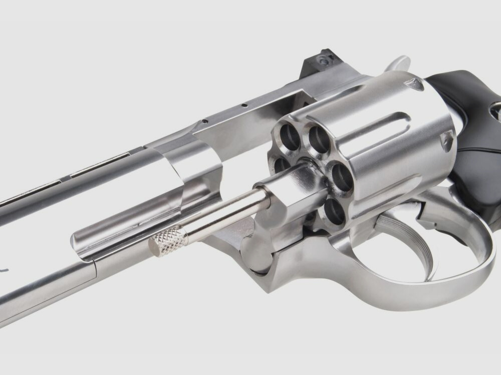 Dan Wesson 6" .177 Silber 4,5mm Druckluft Co2