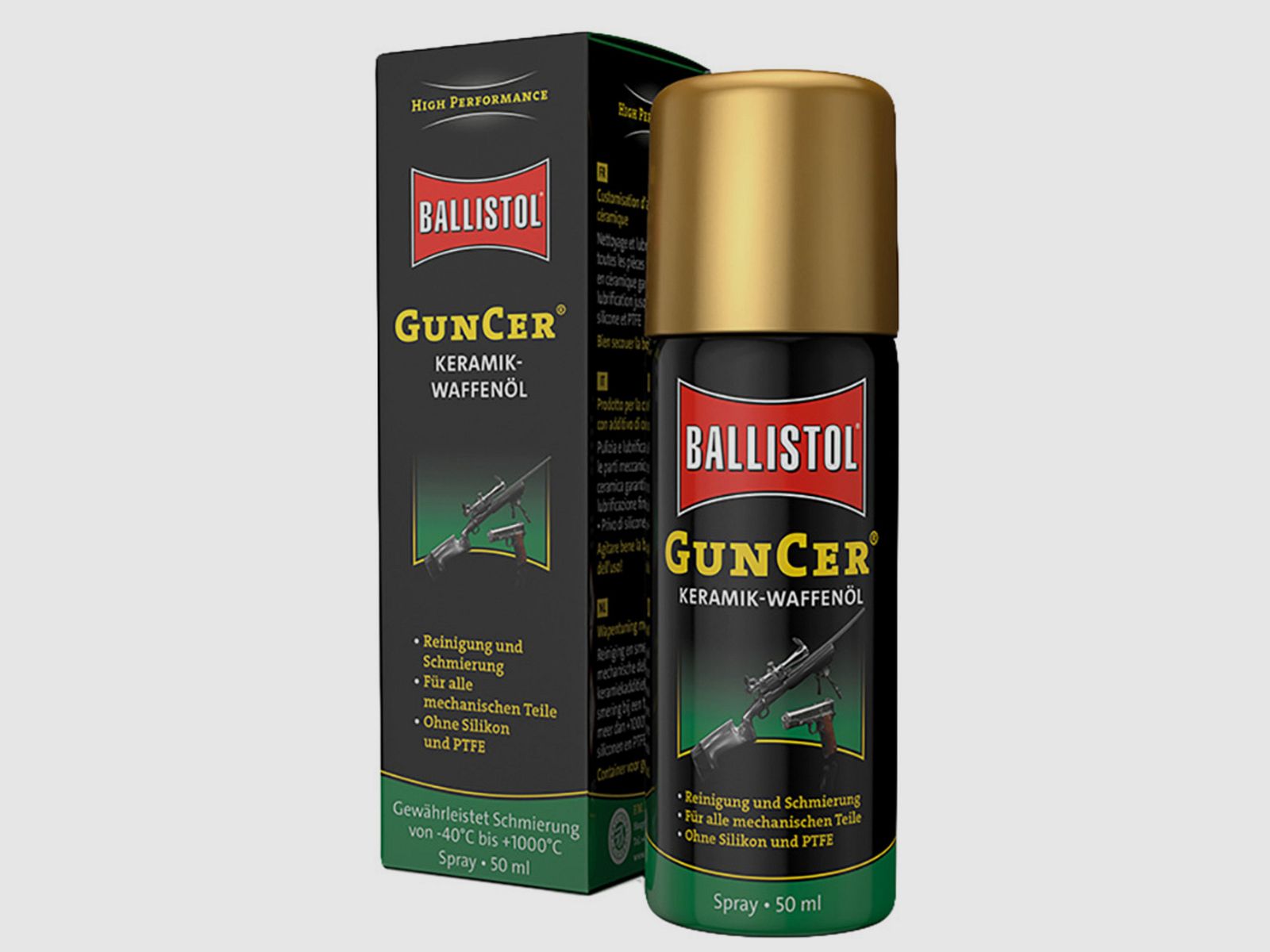 Ballistol gun oil GunCer spray