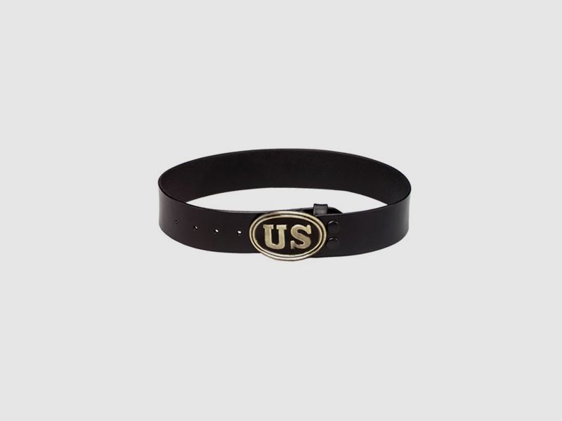Belt set L black US Civil War