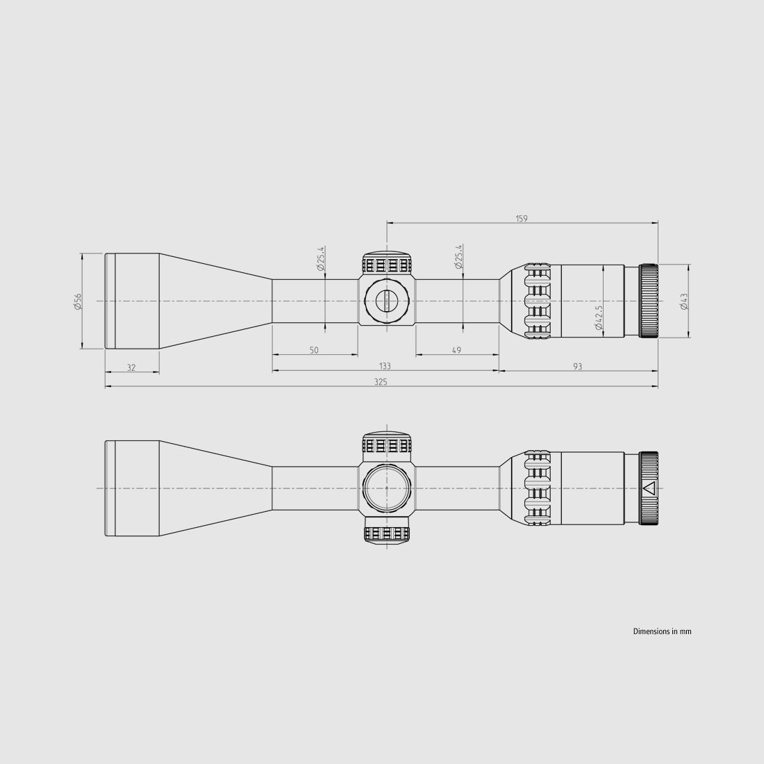 Kahles Helia 3 3-10x50i telescopio di puntamento