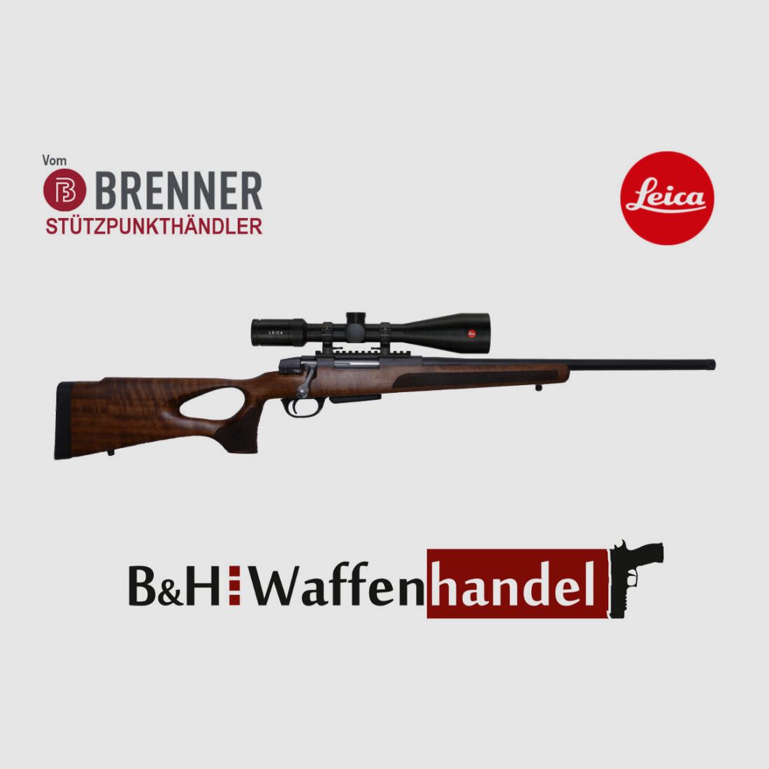 Brenner Komplettpaket: Brenner BR20 Lochschaft mit Leica Amplus BR-20