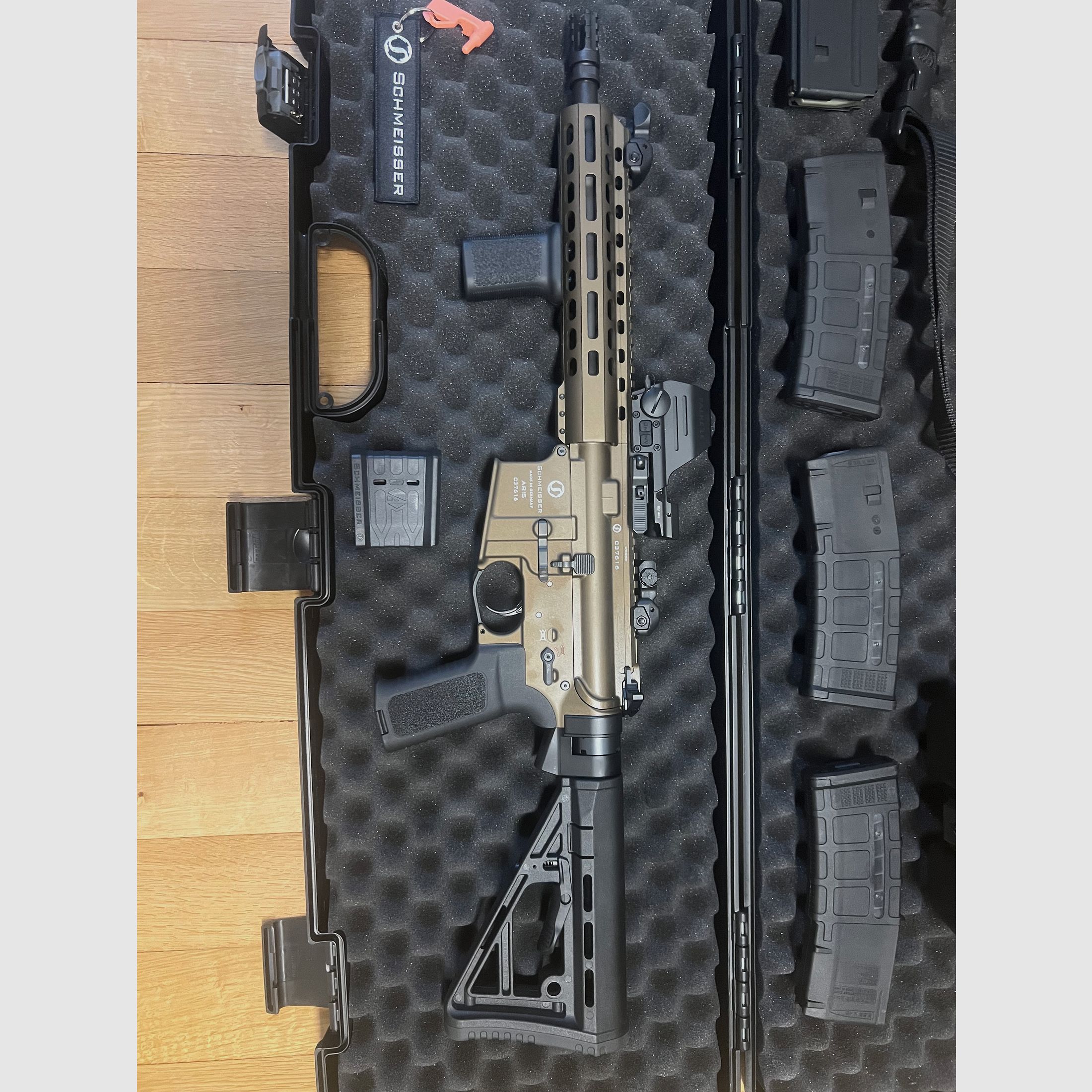 Schmeisser S4F AR-15 10.5" Bronze Cal .223 Complete Set