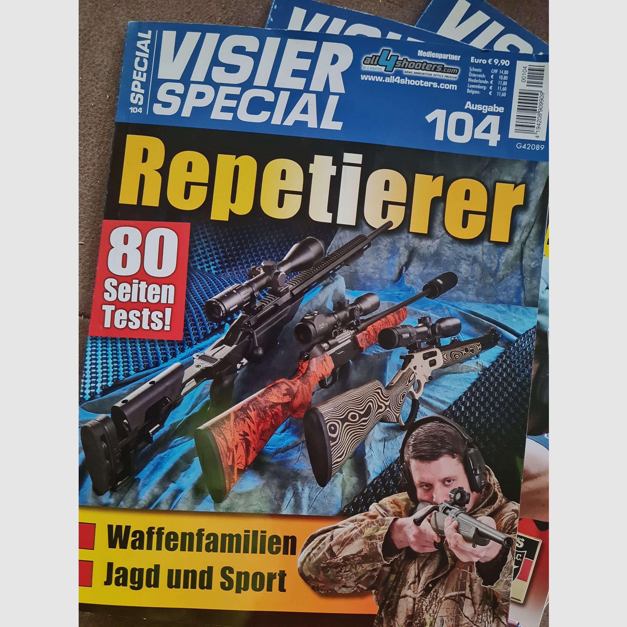 4 x Visier Special Ausgabe: 76 , 82,  104 und 107