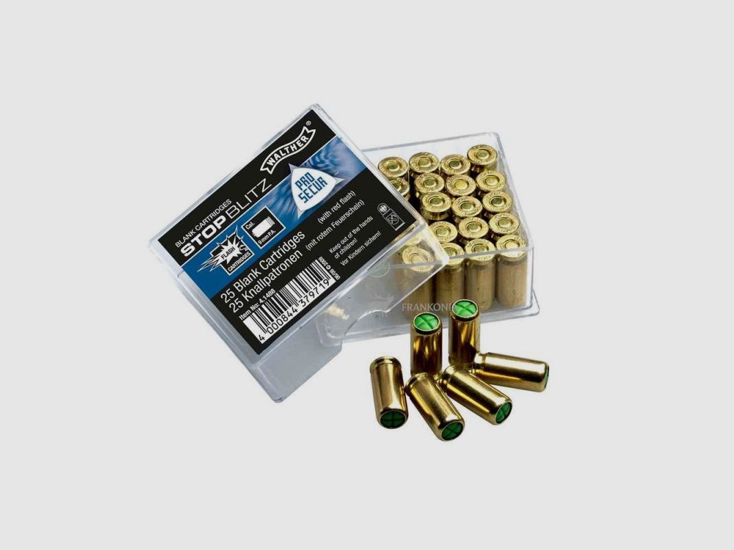 WALTHER STOP BLITZ 9 MM PAK 25 STK