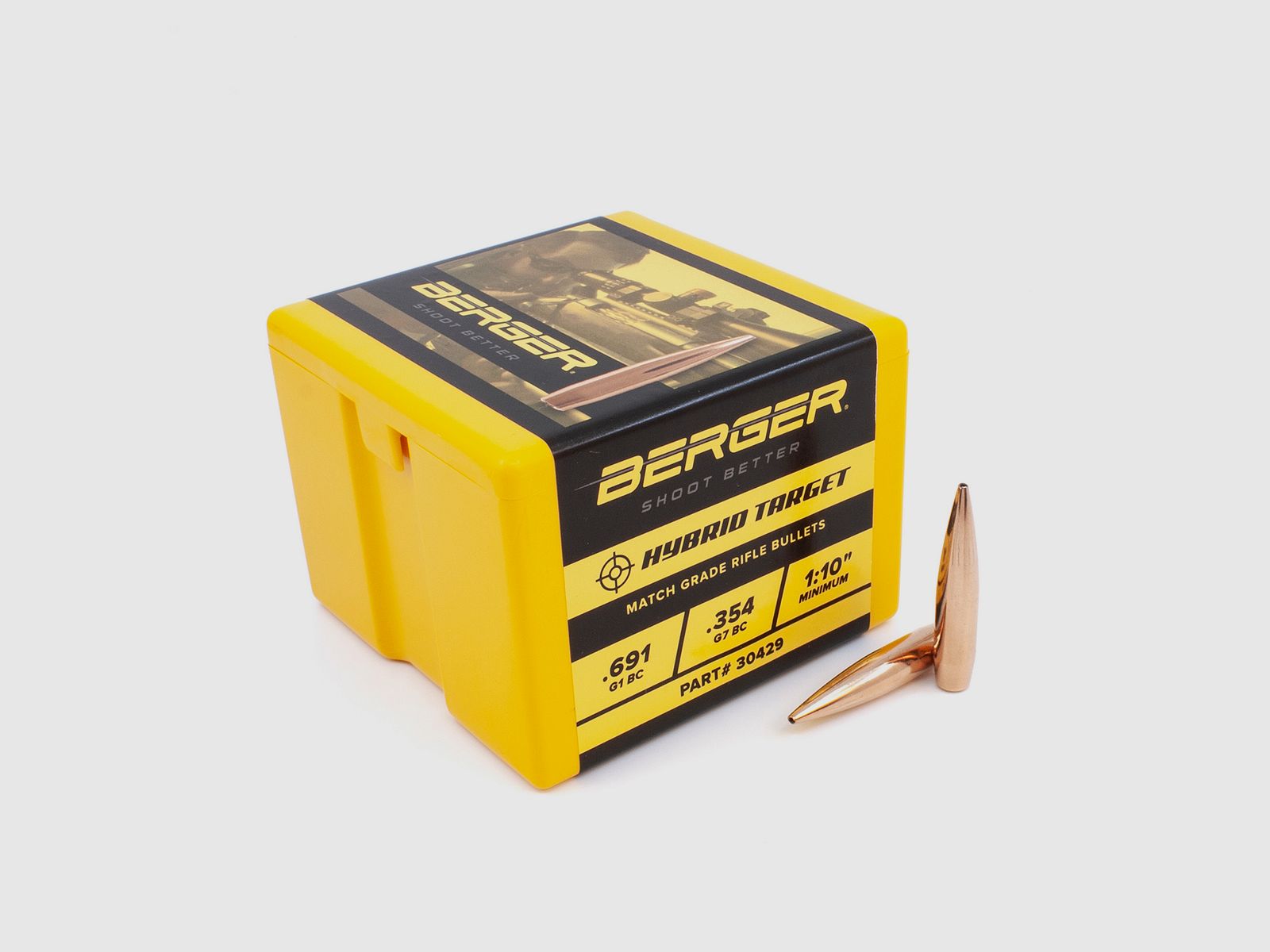 Berger Geschoss .30 Hybrid Target 215GR 100 Stück