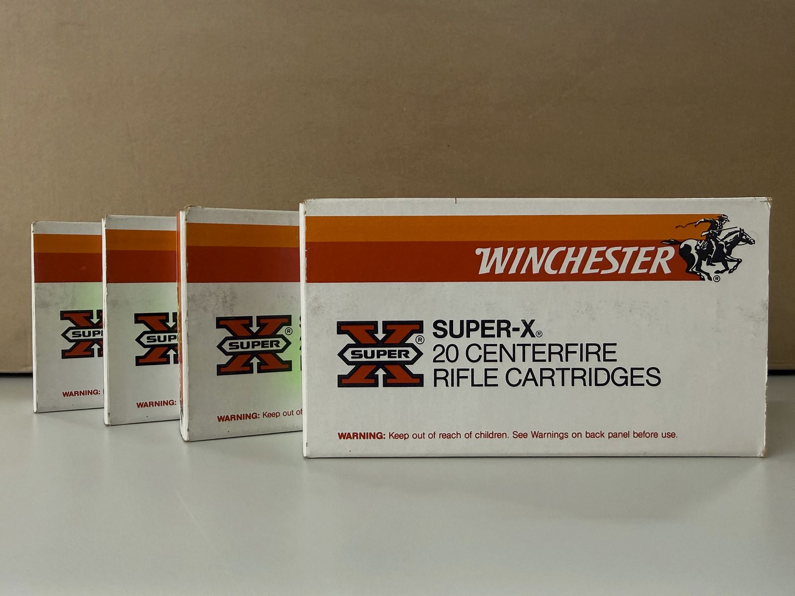 .458 Win Mag cartridges - Super X - 80 cartridges from one lot, afbeelding 3 van 3