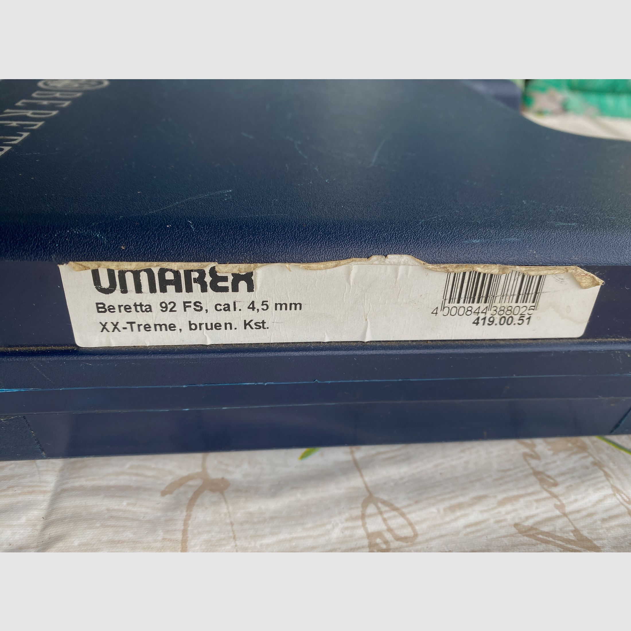 Beretta 92 FS, cal. 4,5mm XX - Treme, bruen. Kst.