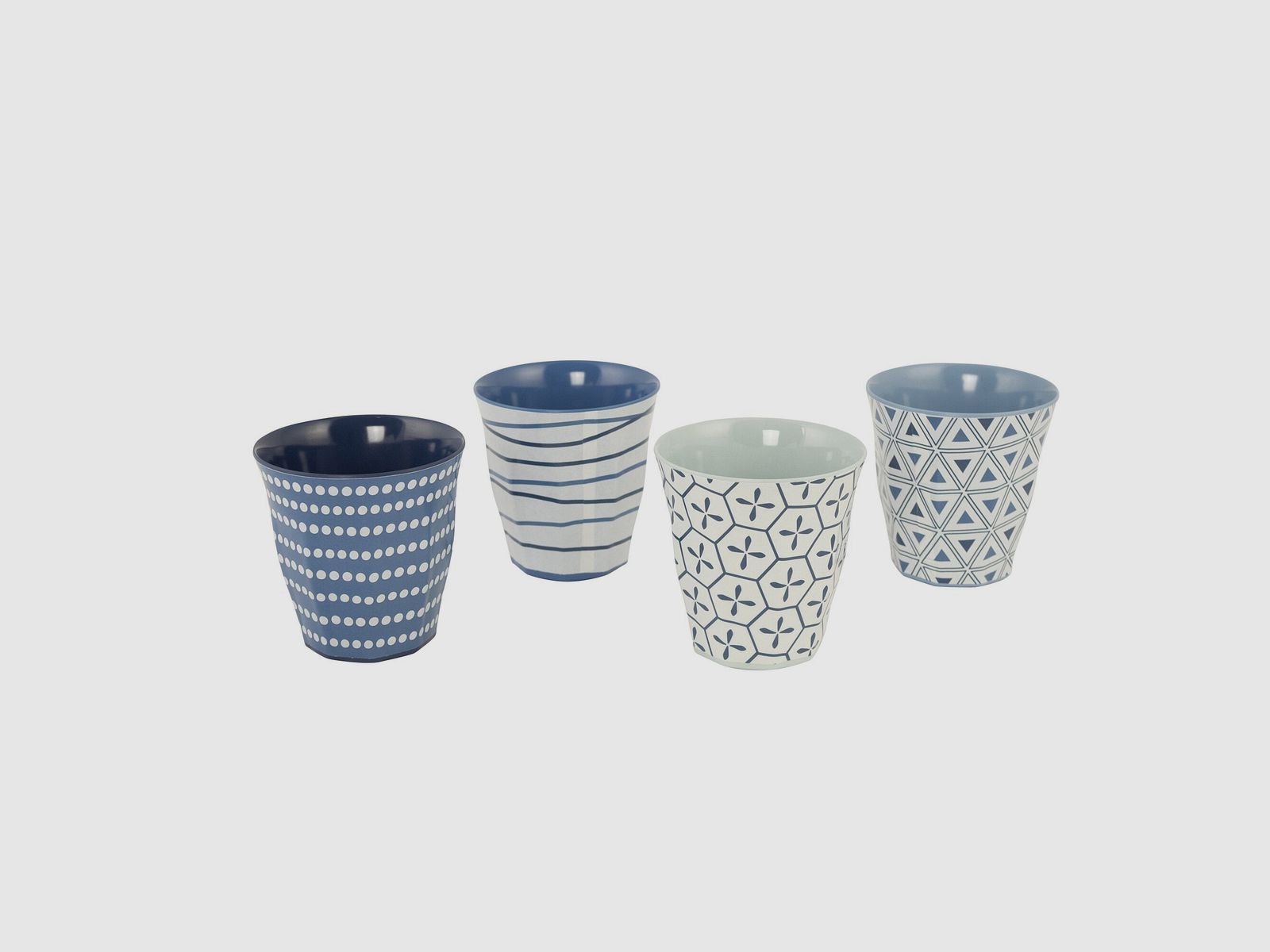 Dinnerware Set Mix & Match, 16-piece, blue/white, image 3 of 24