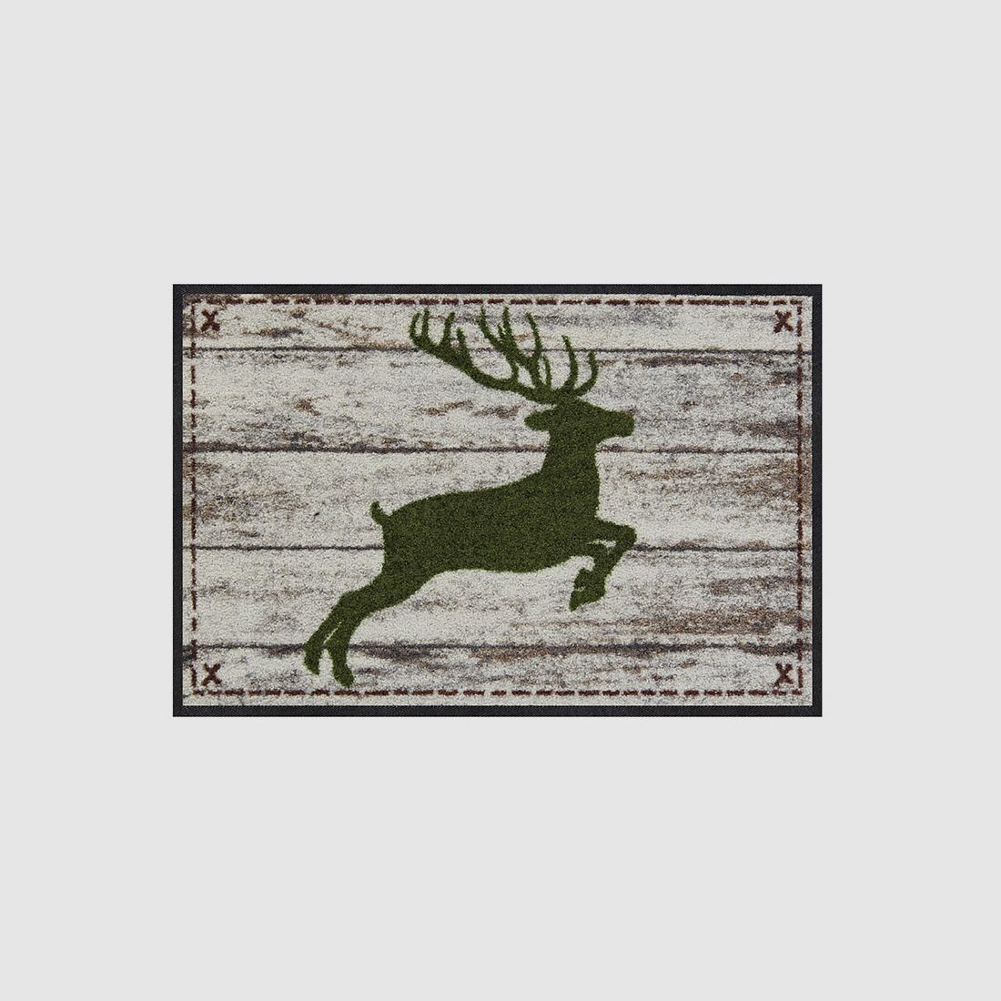Fußmatte Springender Hirsch Birkendesign