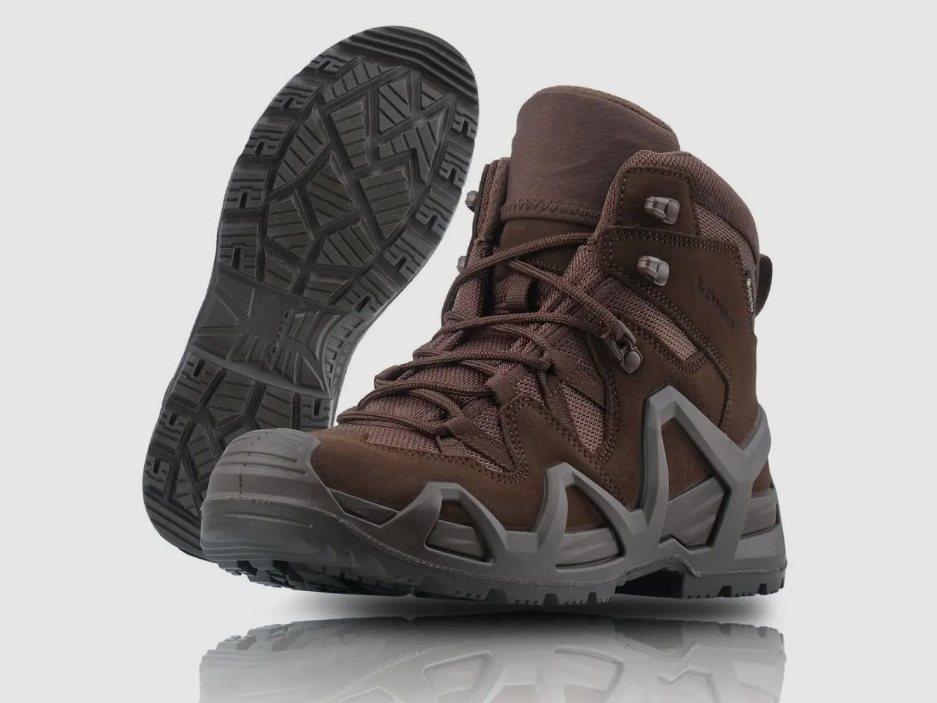 Tactische schoenen Zephyr GTX Mid MK2 Lowa (Dark Brown), afbeelding 3 van 7
