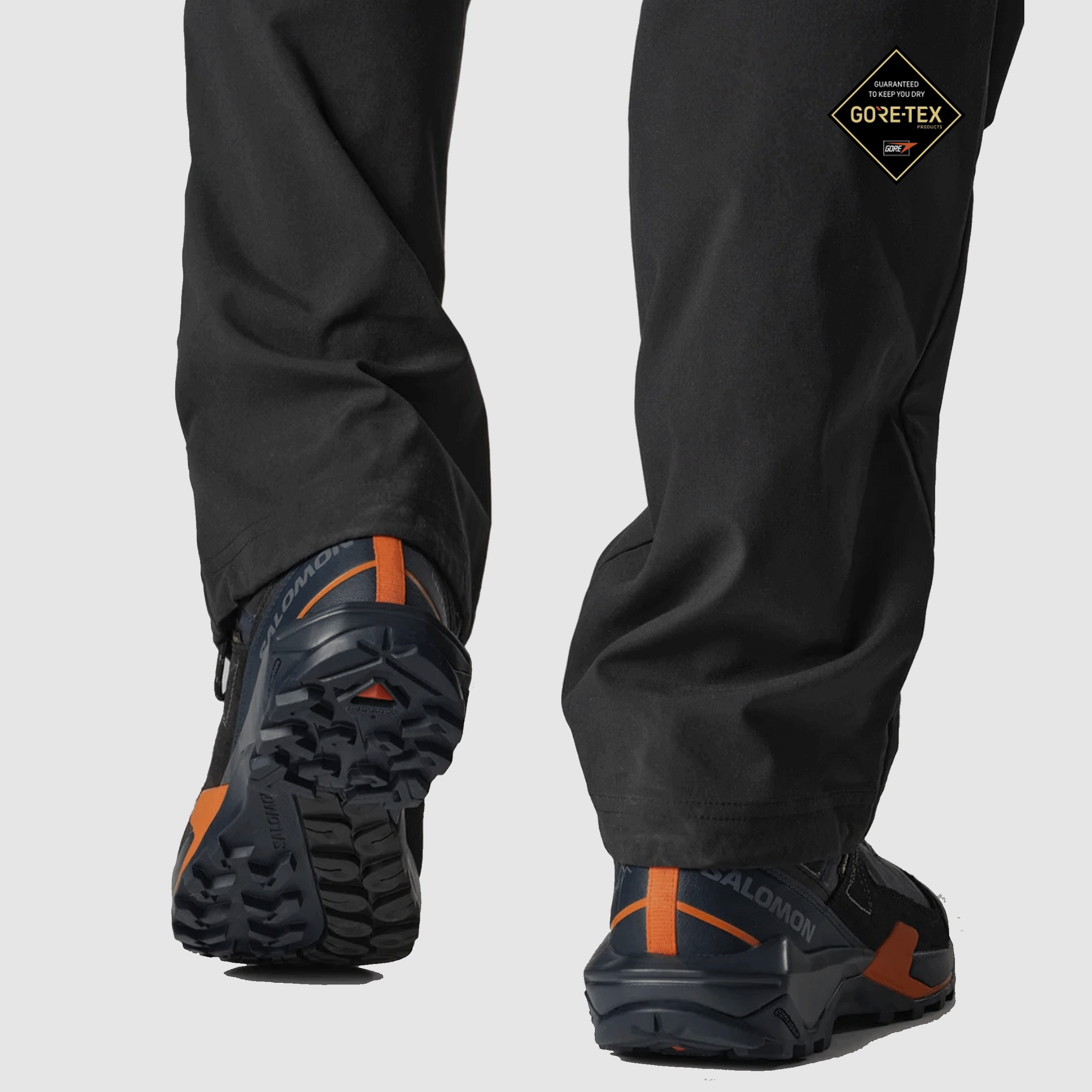 SALOMON – MEN – X ULTRA ALPINE MID GTX Blue Nights / Black / Red Orange, image 8 of 8
