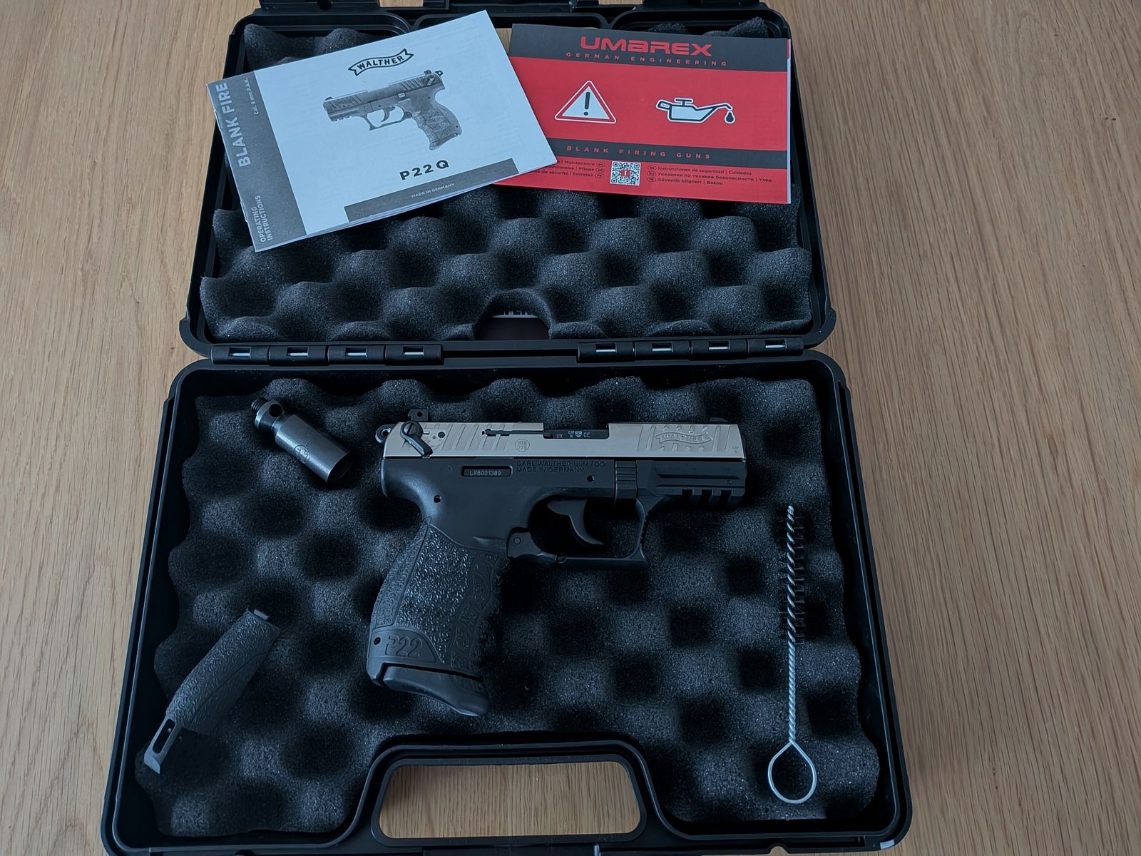 Walther P22Q Nickel 9mm P.A.K. ++ NOWY++P 22 Q Pistolet alarmowy
