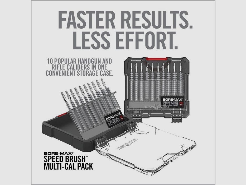 Real Avid Bore-Max Speed-Bürsten Mehrkaliber-Pack