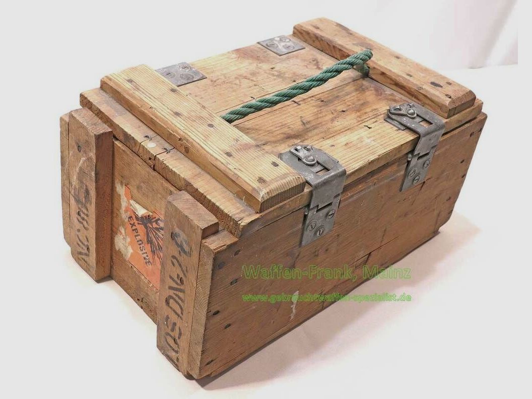 Deutsch Diverse Munitionskiste / Holz