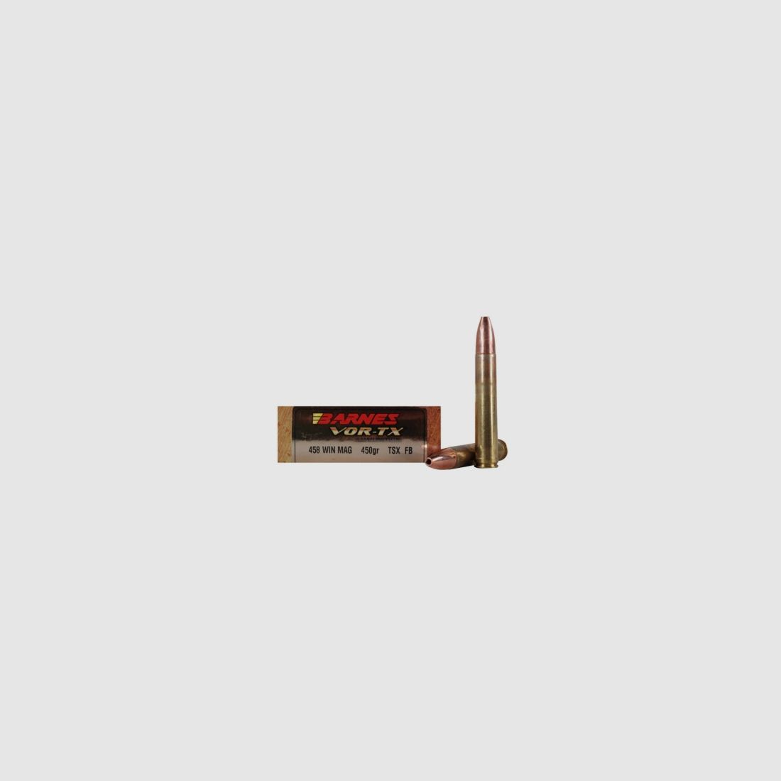 Barnes VOR-TX Safari .458 Win. Mag. 450GR TSX Flat Base 20 Patronen