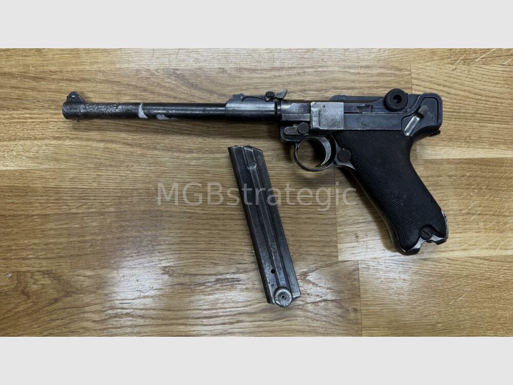 DWM Pistol 08 1916 - semi-automatic pistol 9mm Luger proof piece - valid proof CIP 2026 - Ari long 08 - Luger