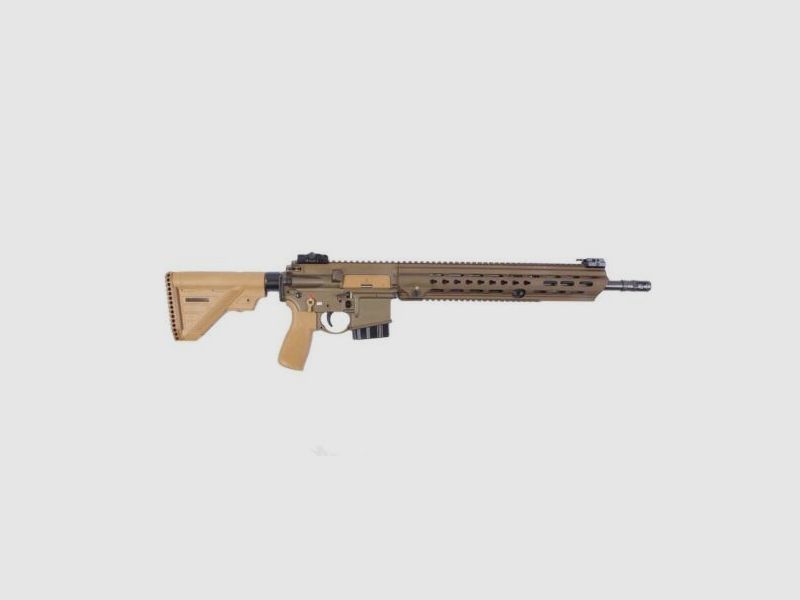 HECKLER & KOCH Selbstladebüchse Mod. MR223 A3 -16,5'' LANG .223Rem  Slim-Line Sand