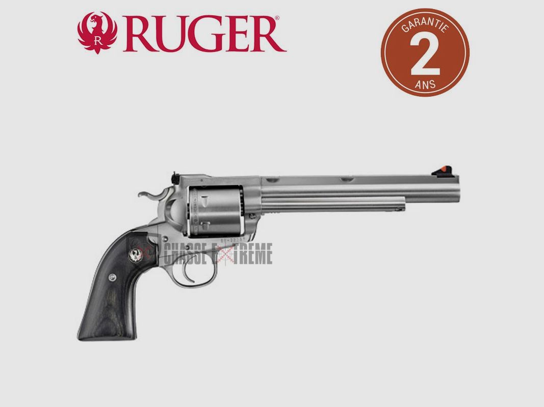 Revólver RUGER Super Blackhawk Bisley Hunter Acero inoxidable calibre 44 Mag