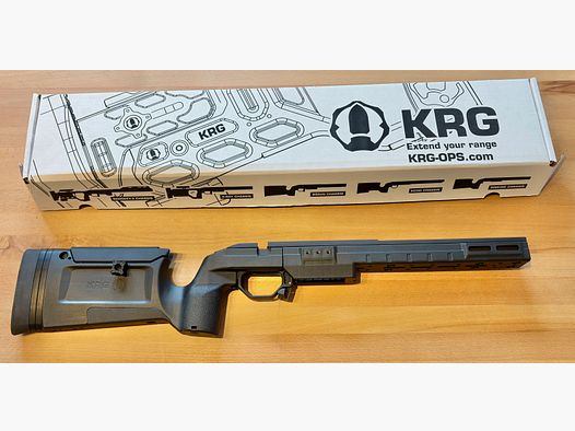 KRG Bravo Chassis für Tikka T3 / T3x / CTR, schwarz, super Zustand