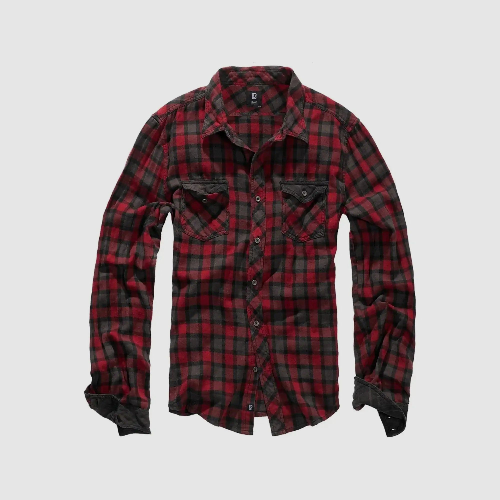 Brandit Shirt Duncan Check red brown - S Men