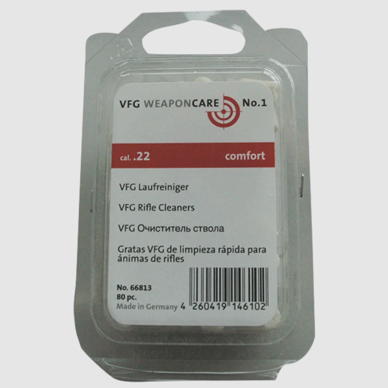 VFG Laufreiniger comfort Kal. .22 80St.