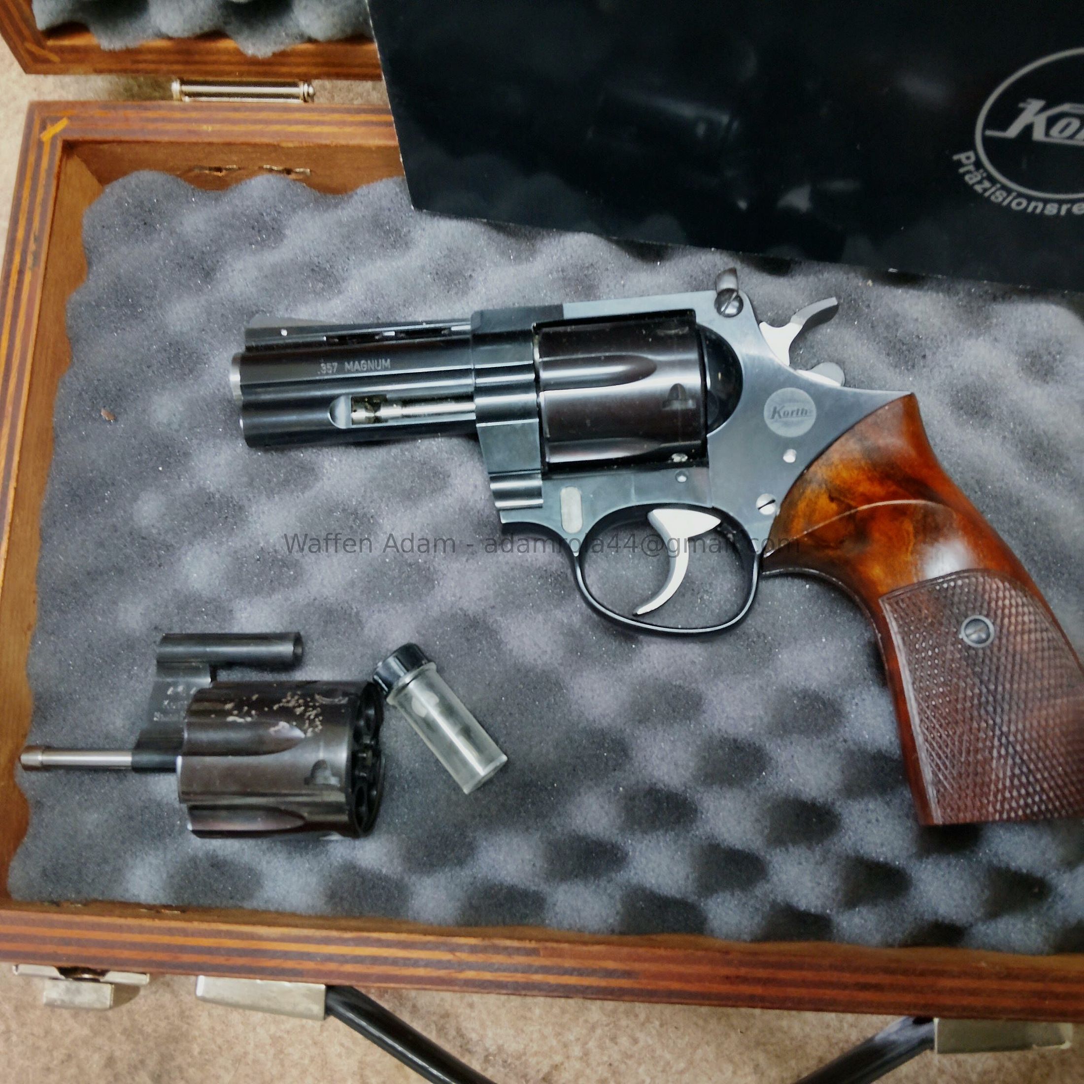 Korth Ratzeburg Combat 357 Mag con tamburo intercambiabile 9mm, immagine 5 di 6