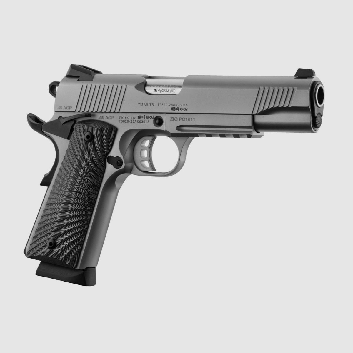 Pistole TISAS ZIG PC9 SS 1911 Inox 9x19 5 Zoll, Bild 4 von 10
