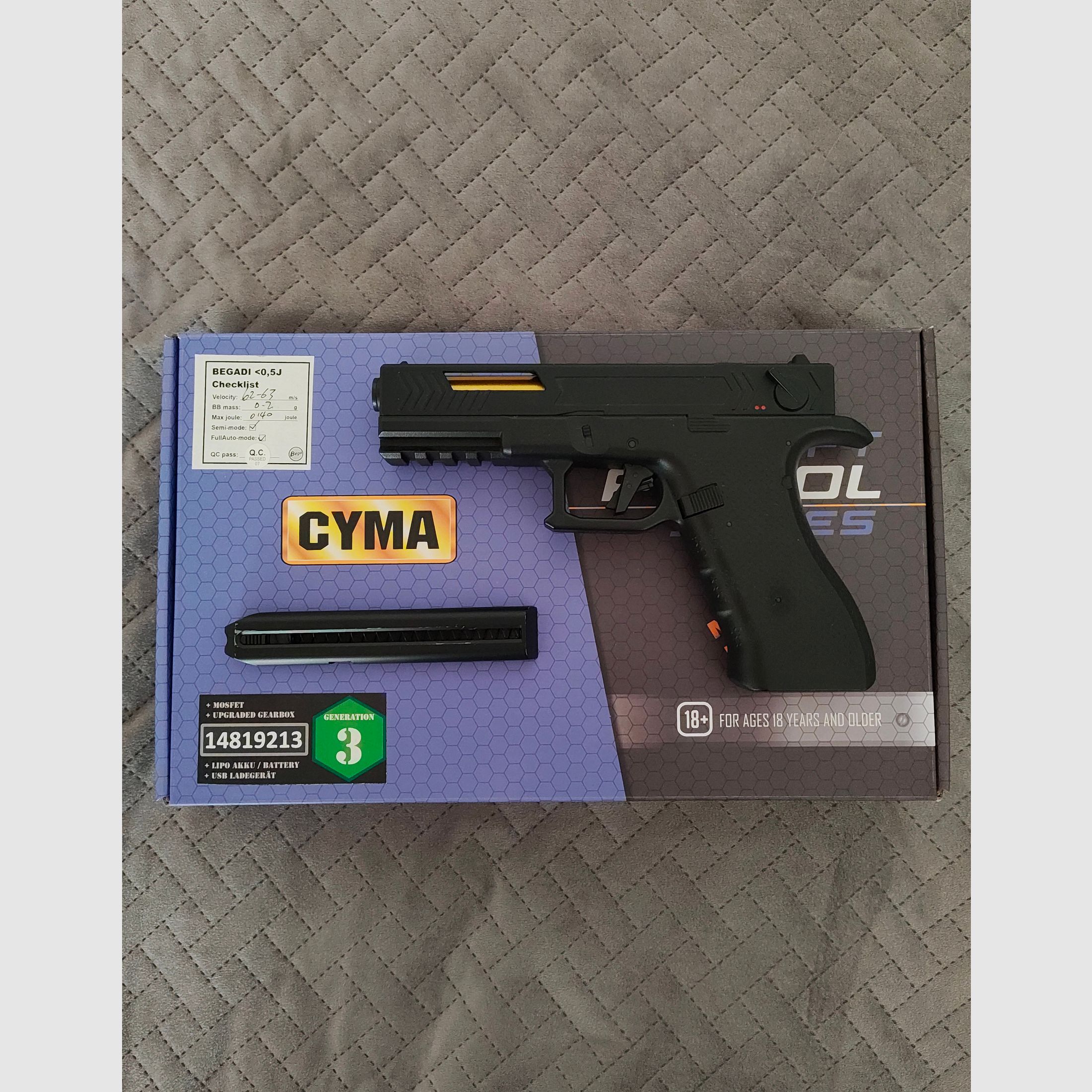Cyma CM.131 Gen. 3 AEP 0,5 Joule