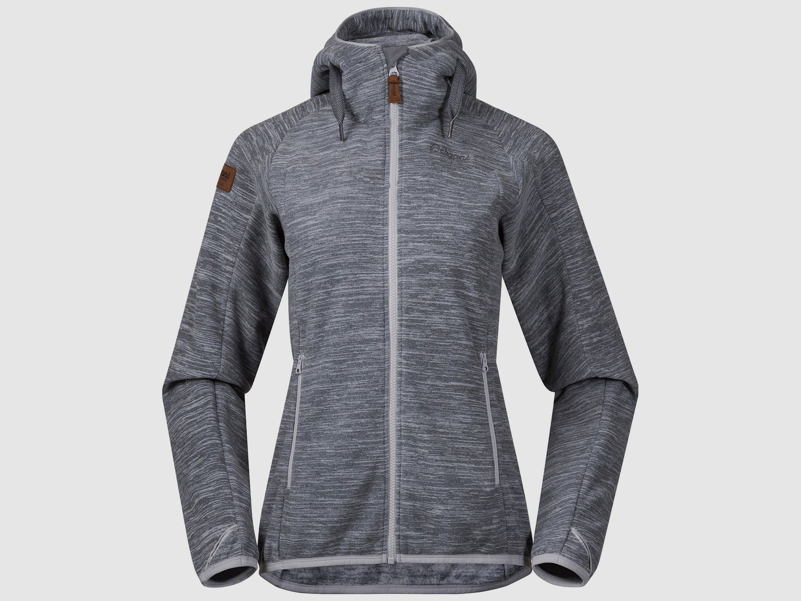 Bergans Hareid Fleece W Jacket Kobiety Aluminium S
