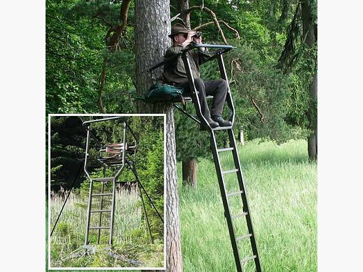 Knobloch Jagd Hochsitz Höhe: 4,90m Universal / Ablageschale
