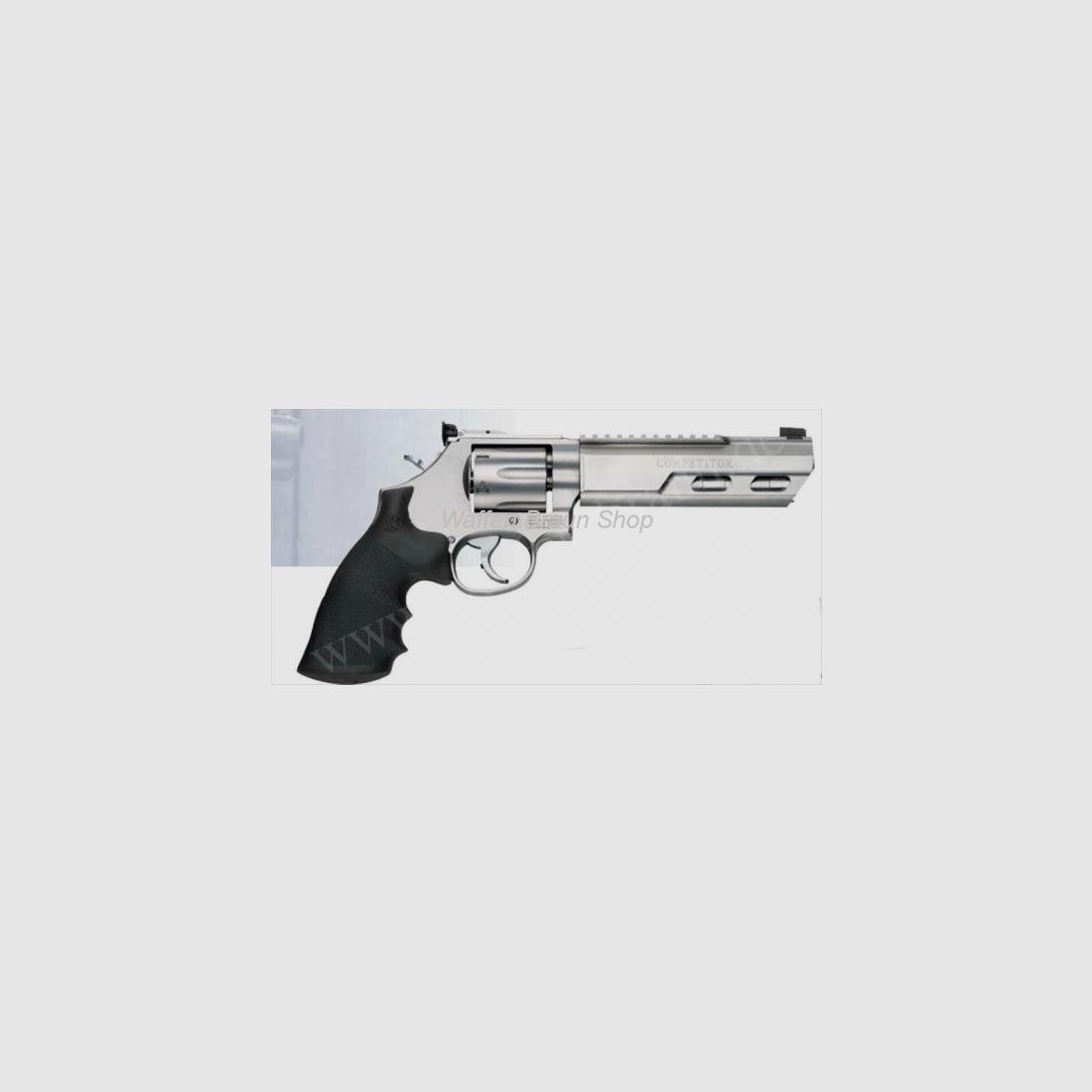 S&W Rev. Mod. 686 "Competitor", 6", cal. .357 Mag., stainless/matt, Performance Center Modell