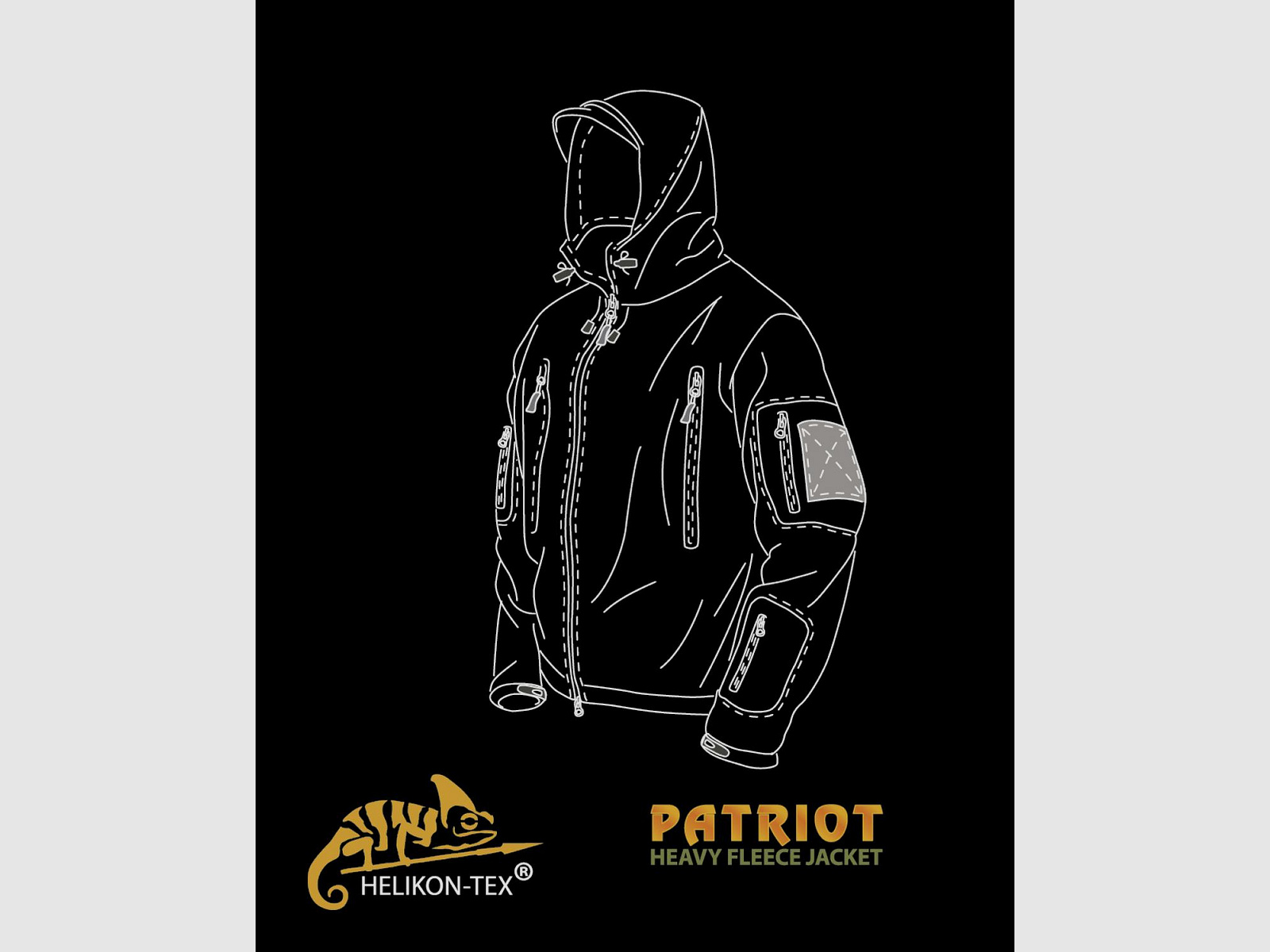 HELIKON-TEX PATRIOT FLEECE JACKE COYOTE