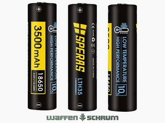 Speras Akku 3500 mAh Low Temperature 18650