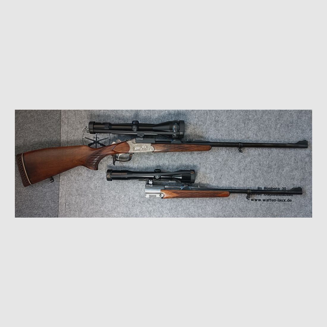 H. Blaser Isny K77 Luxus mit Wechsellauf 30-06 und Zeiss Diavari 3-12x56 T*