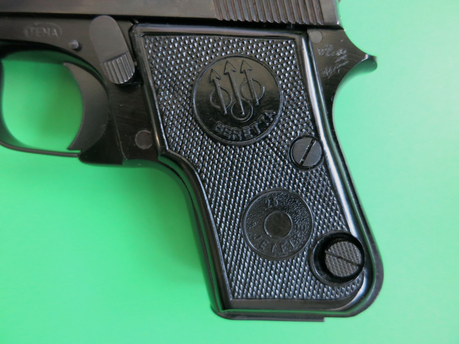 Pietro Beretta 950B pistolet à percussion semi-automatique à bascule 6,35 Browning « MADE IN BRAZIL », comme neuf       #55