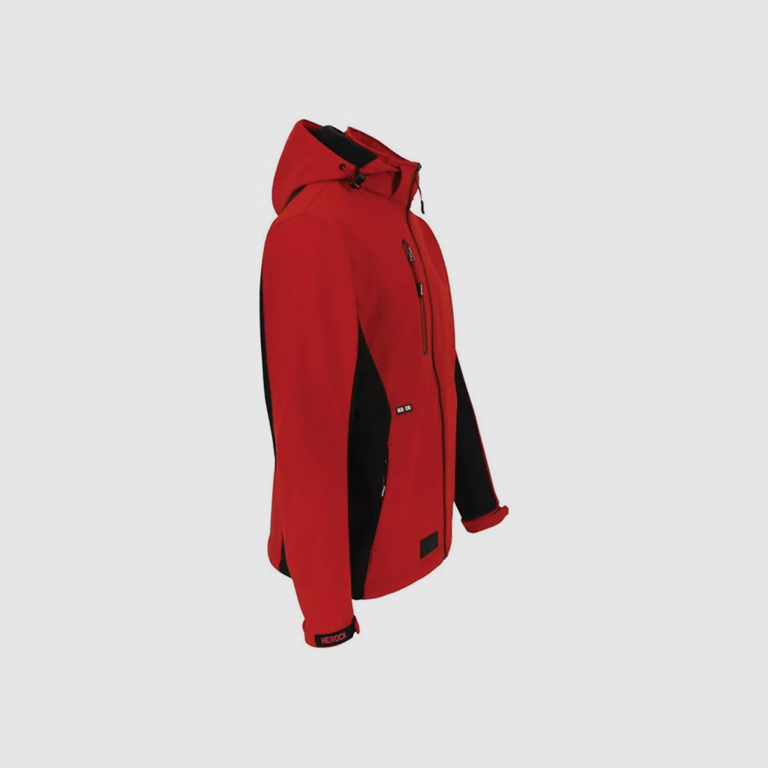 Softshelljacke Trystan Herren - Schwarz/Rot Herock®, Bild 7 von 12