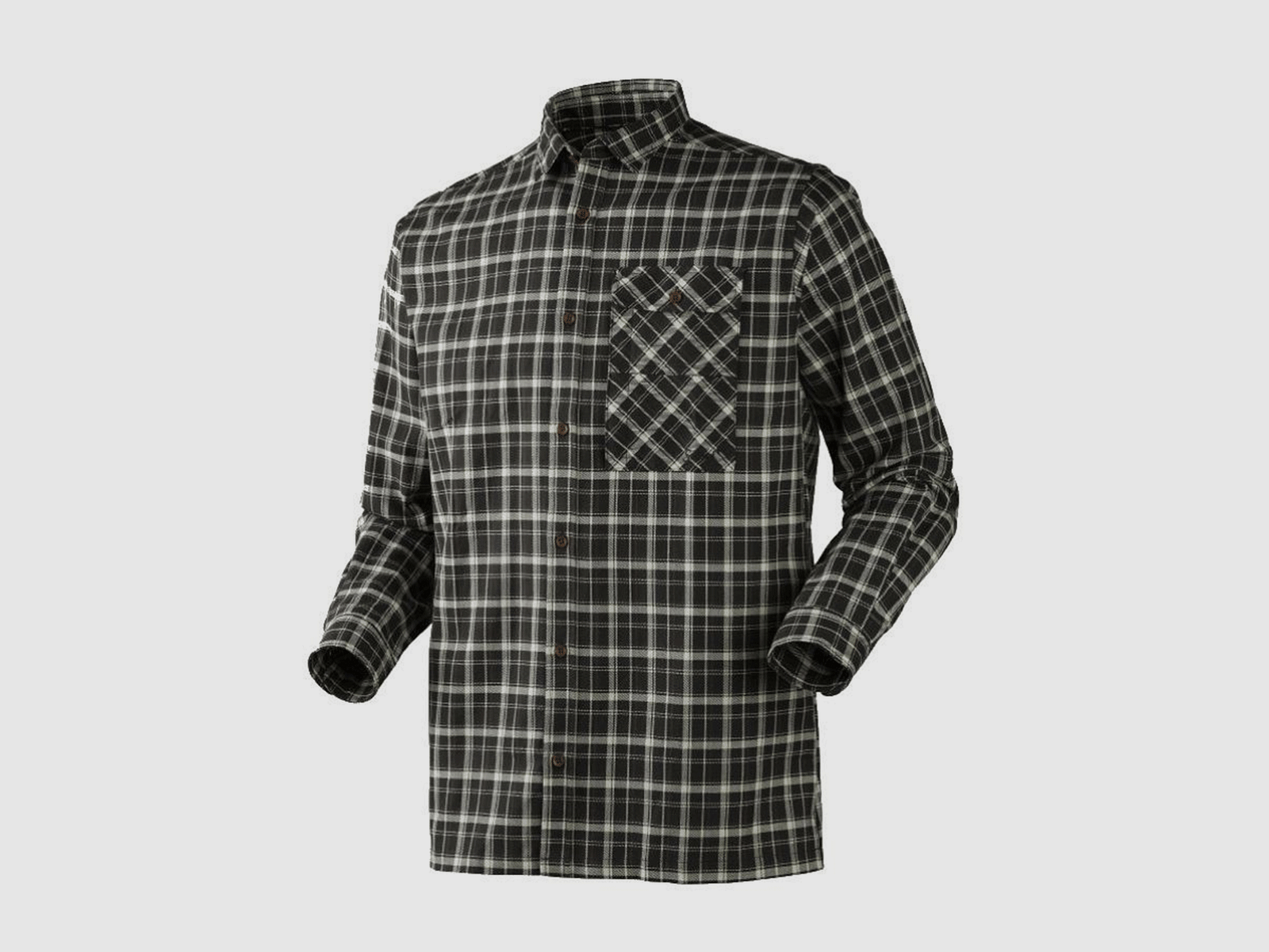 SHIRT – SEELAND – HELSTON SHIRT Licorice, image 1 of 2