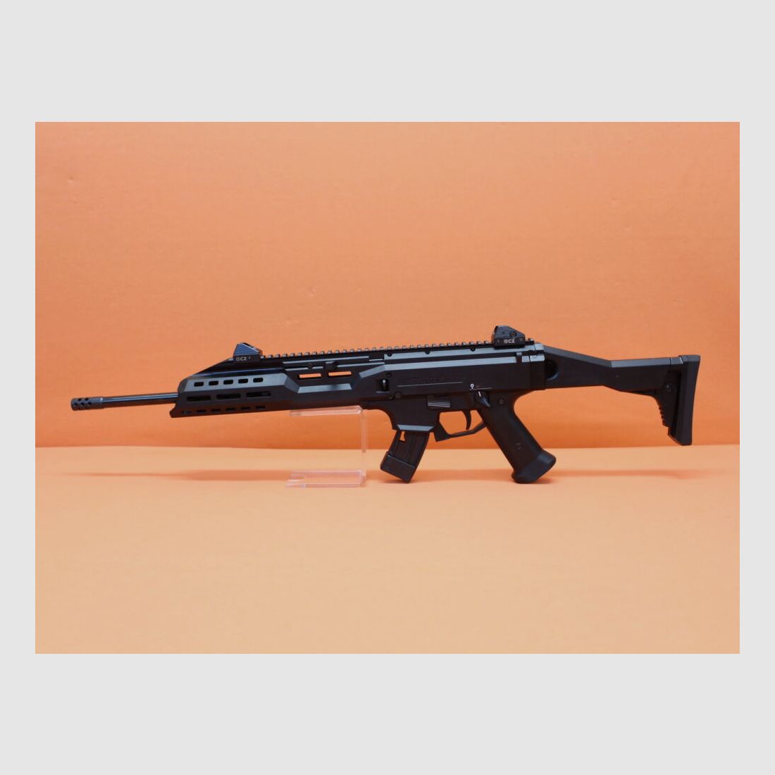 CZUB Ha.Büchse .22lr CZUB CZ SCORPION EVO3 S1 CARBINE COMP 16" Lauf/ M-LOK/ Klappschaft, Bild 1 von 6