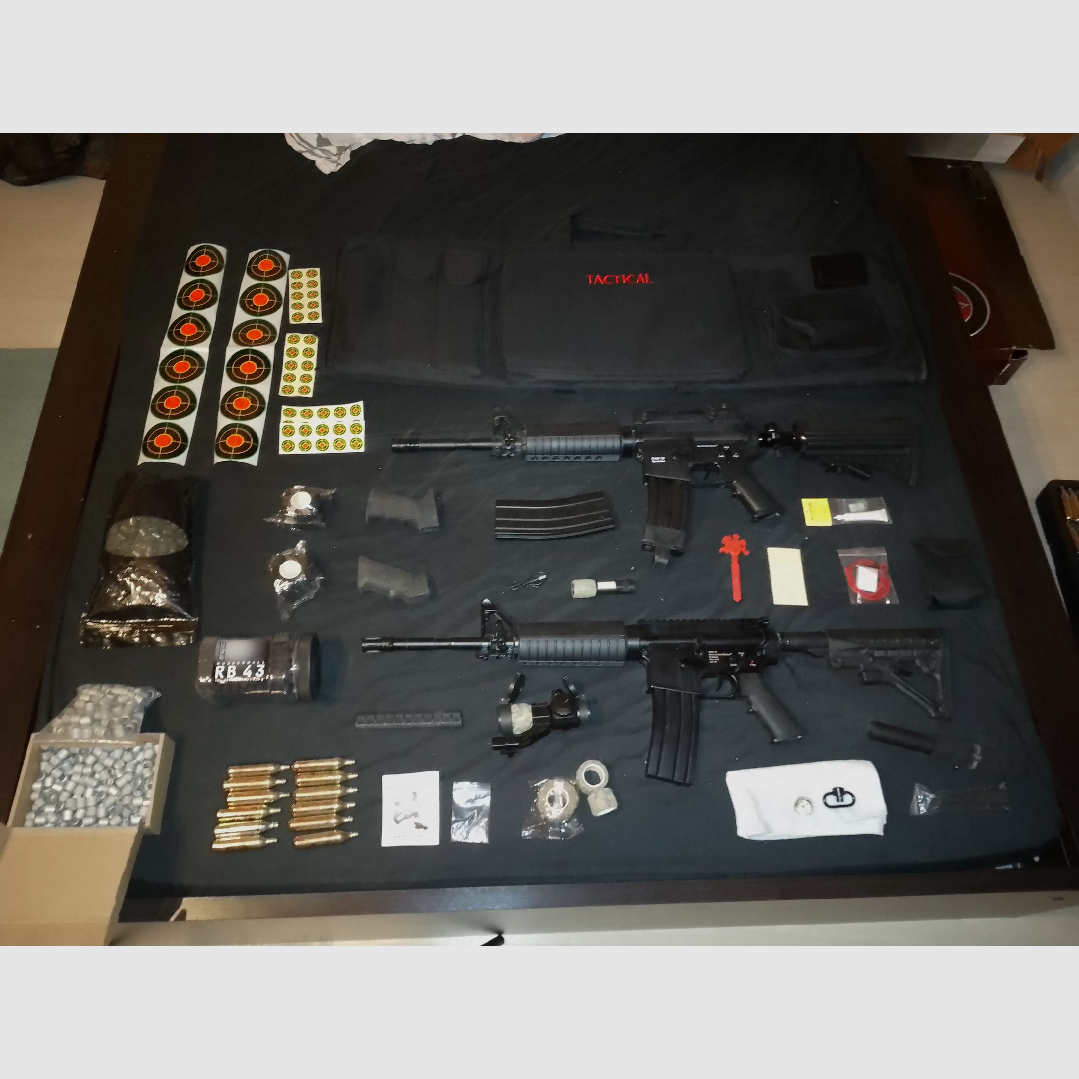 Aus Sammlung 2x .43 RAM Makierer Sturmgewehr 1R Gewehr Umarex CO2 Druckluft Set Tausch inzahlungsnahme PCP Luftgewehr Pressluft 