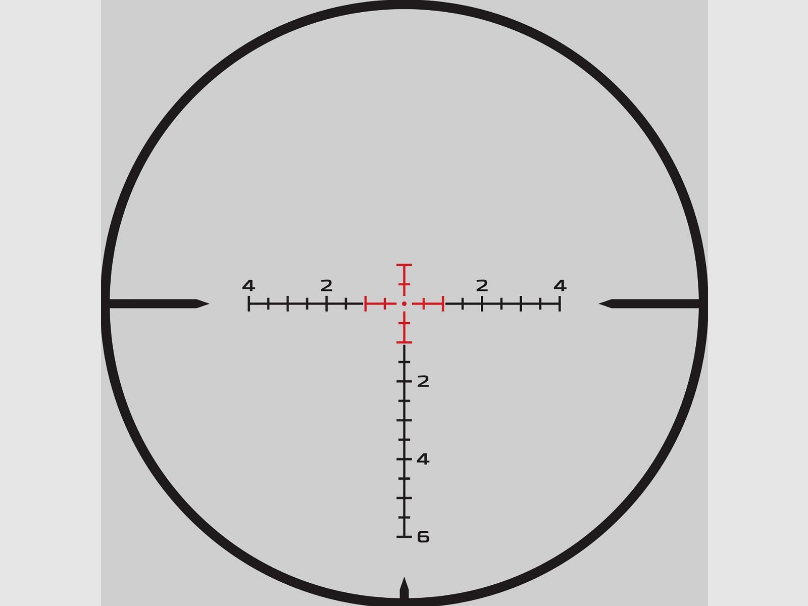 Telson luneta celownicza z podświetlaną siatką 2,5-15x44 ARC (30mm) siatka HR2 MRAD, zdjęcie 3 z 3