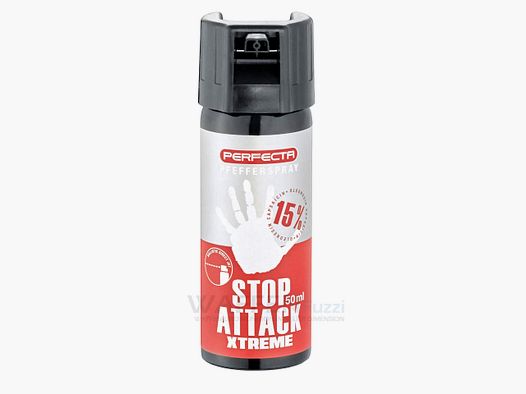 Perfecta Stop Attack Xtreme Spray pieprzowy 50ml strumień balistyczny