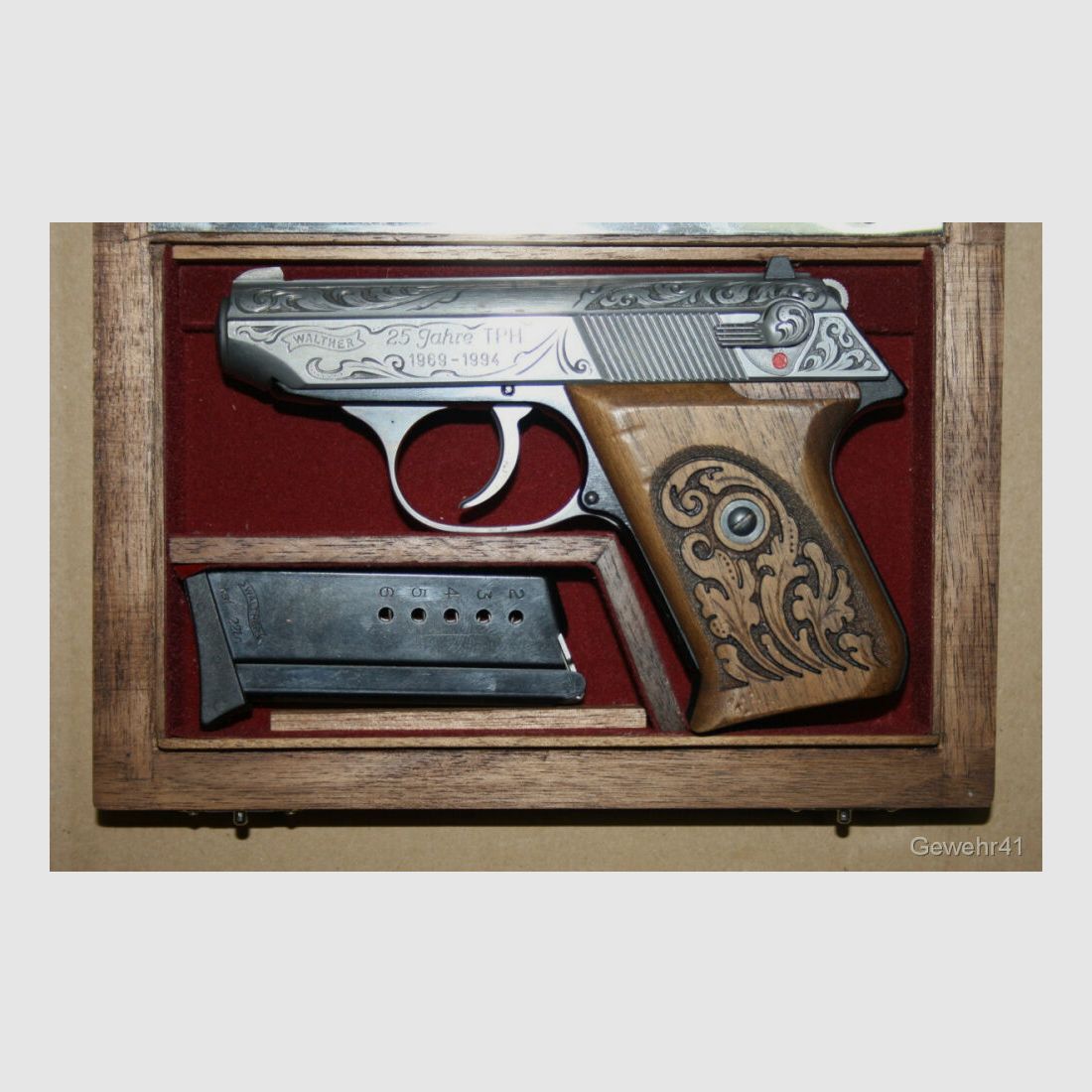 large Walther anniversary set P38, P5, PP, PPK, TPH