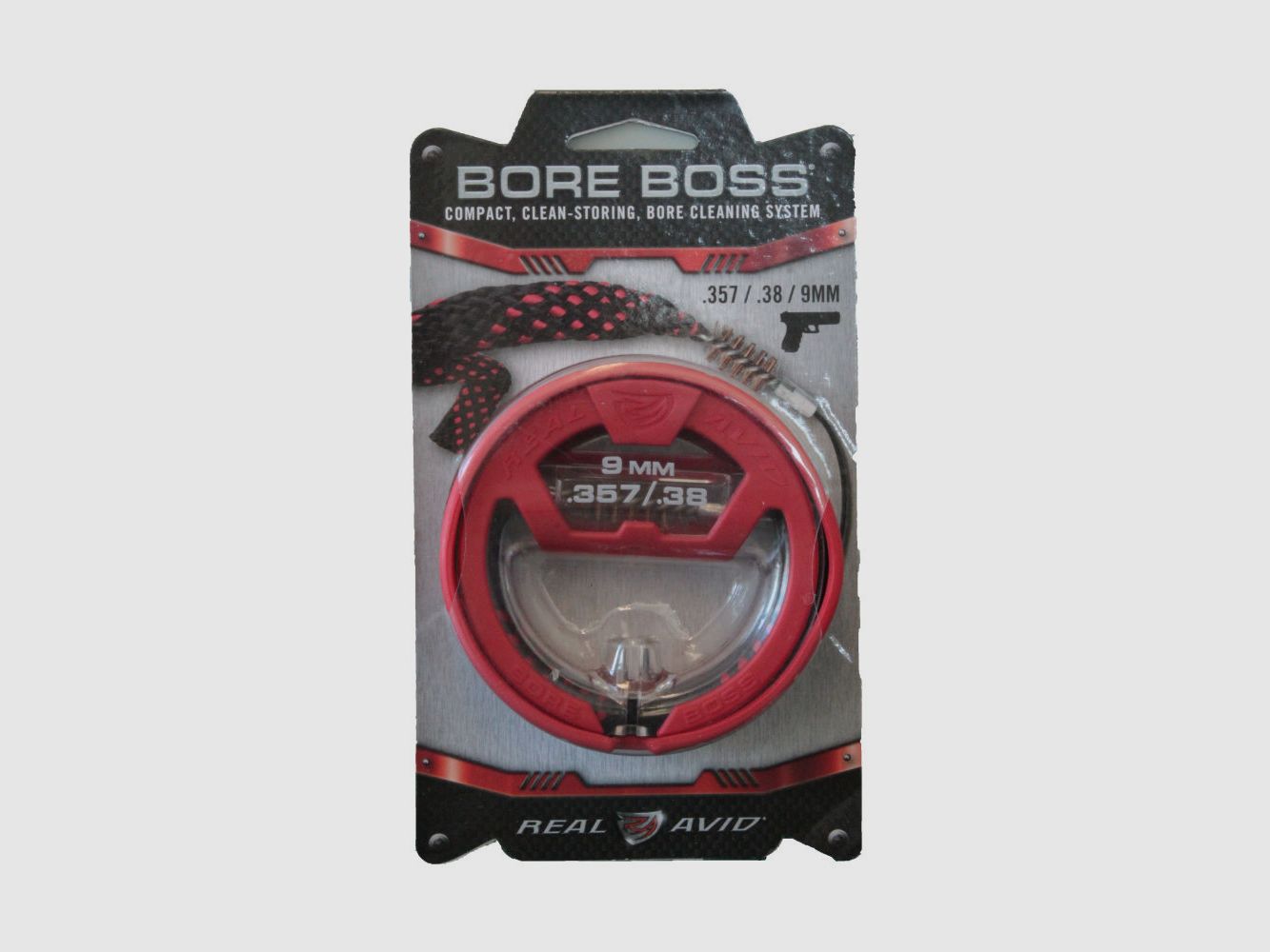 Real Avid Bore Boss - Corde de nettoyage de canon - Boresnake 9mm / .357 / .38